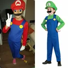 Детский костюм Супер Мари Брос для косплея, танцевальный костюм для девочки, комплект для детской вечевечерние на Хэллоуин, детские подарки