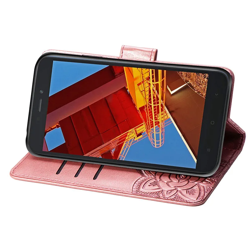 Чехол-бумажник для Xiaomi Redmi Go роскошный чехол с подставкой чехол-книжка телефона