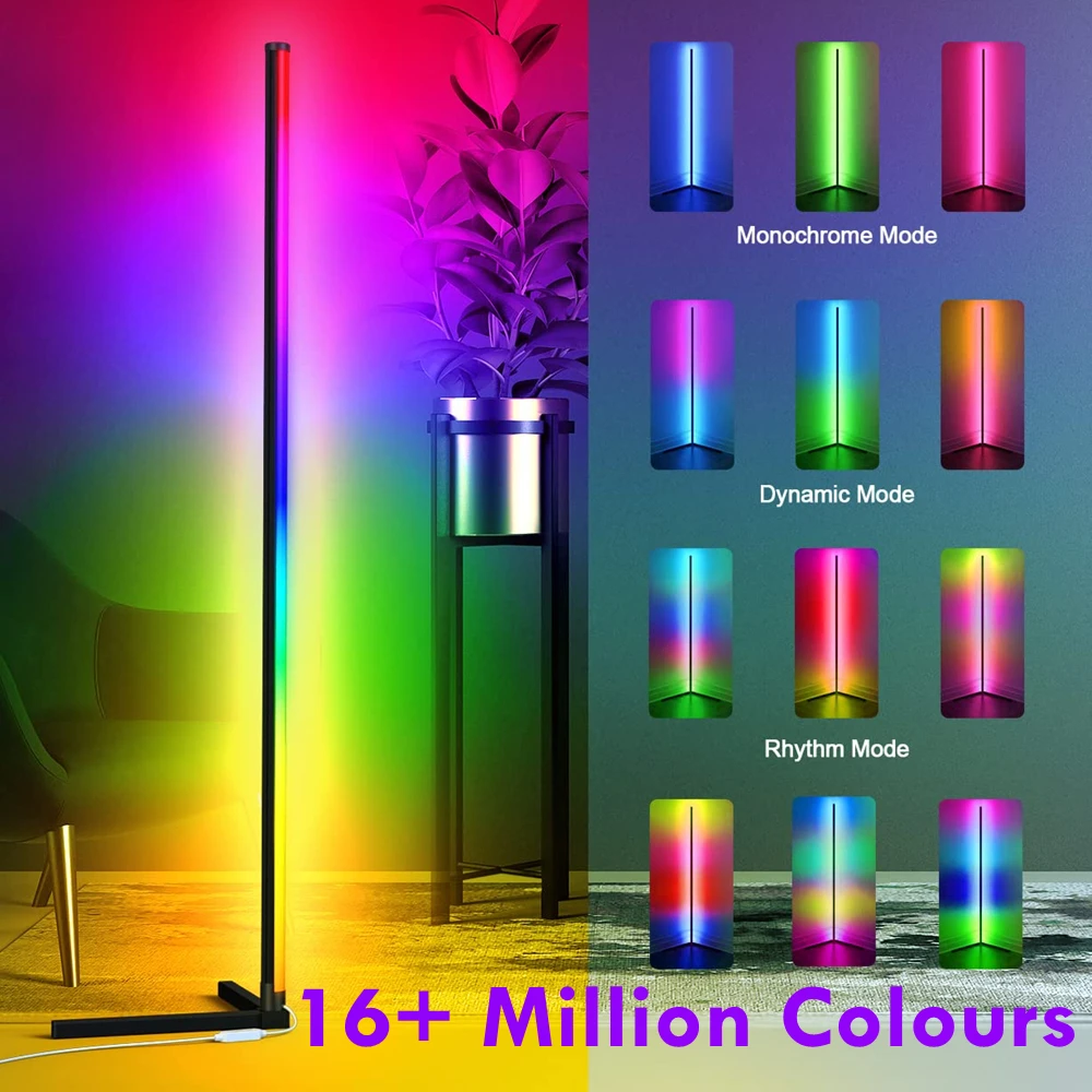 Светодиодный напольный светильник RGB современный стиль компьютерная комната