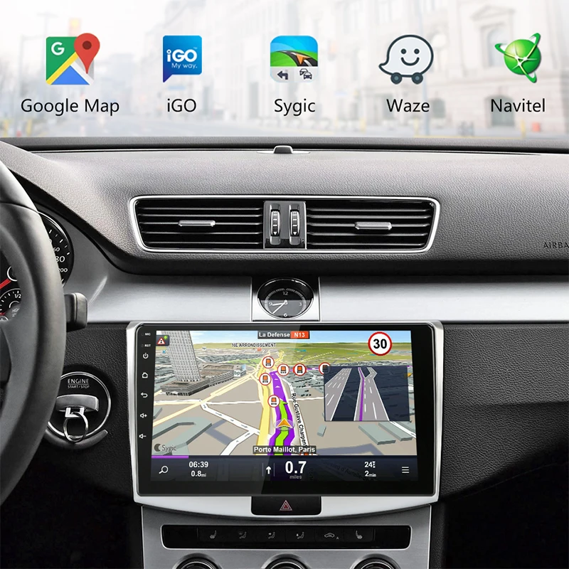 Vtopek 10 &quot4G WIFI 2 Din Android автомобильное радио Gps Мультимедиа Радио Bluetooth навигационный