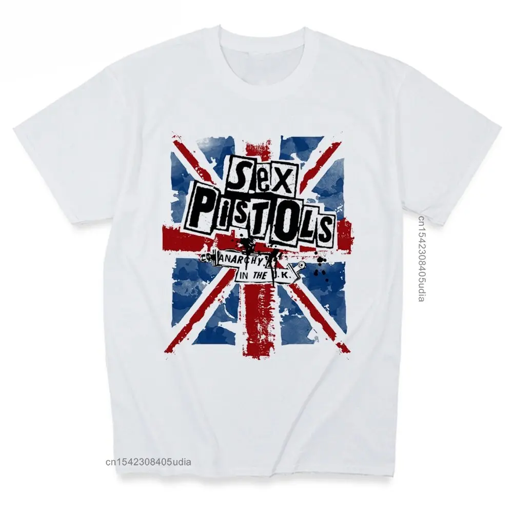 Sex Pistols Loose Men's T-Shirt T Shirt For Men New Short Sleeve Cotton Casual Top Tee Camisetas Masculina