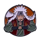 Jiraiya жаба шалфей ниндзютсу мастер гама сеннин эмалированная заколка для лацканов Аниме Манга легендарная брошь аксессуары