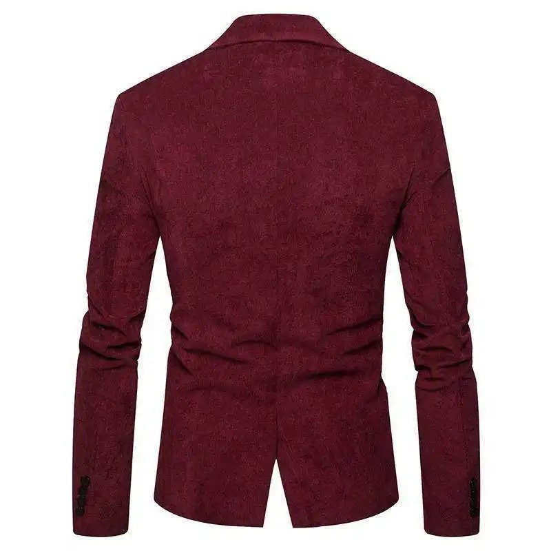 

Business Tops Jacket Luxury Slim Suit Button Fit One Men's Blazer Coat Tuxedo