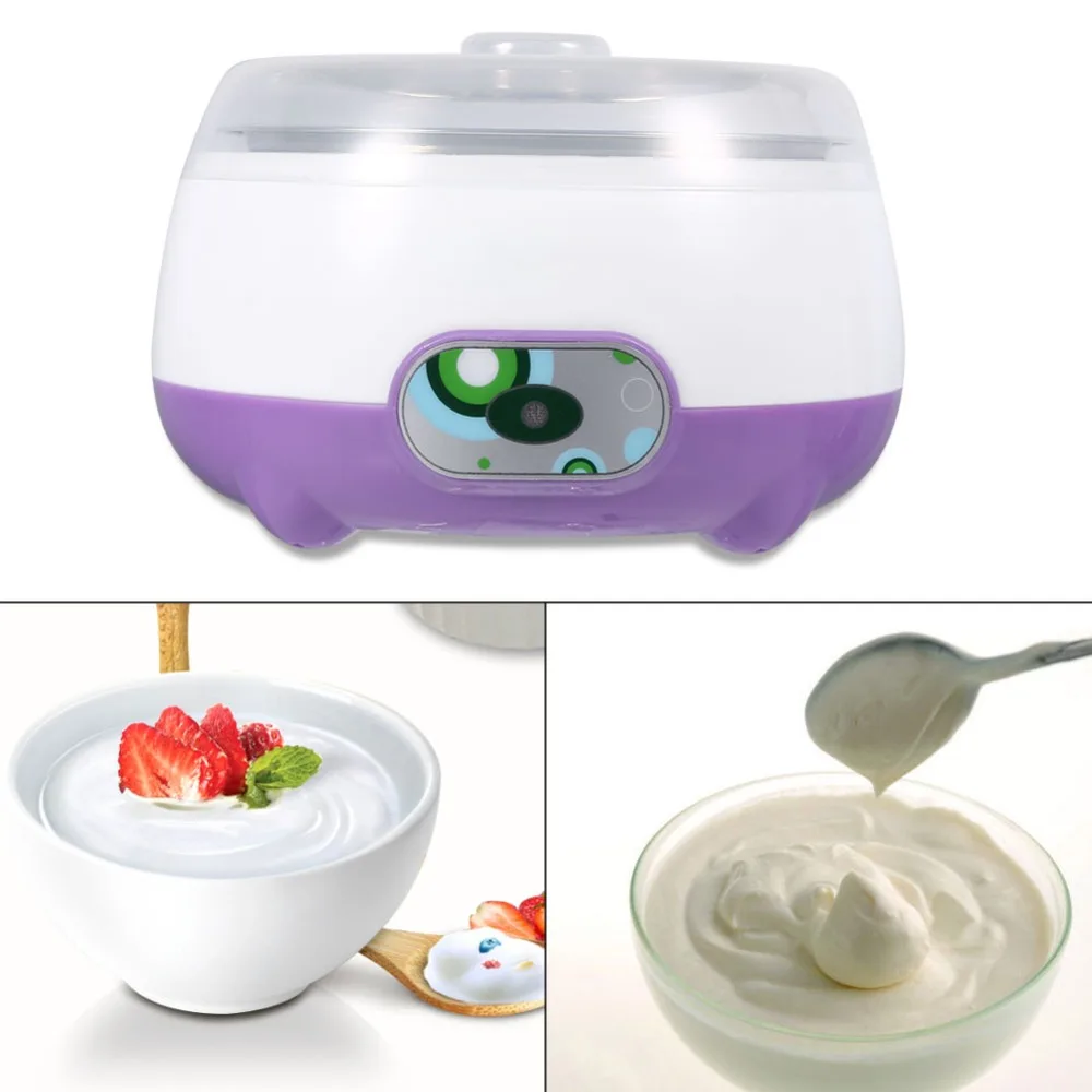 

Yogurt Maker Electric Automatic yoghurt beker Machine Stainless Steel Liner 1L Capacity Yoghurt DIY Tool Kitchen appliances