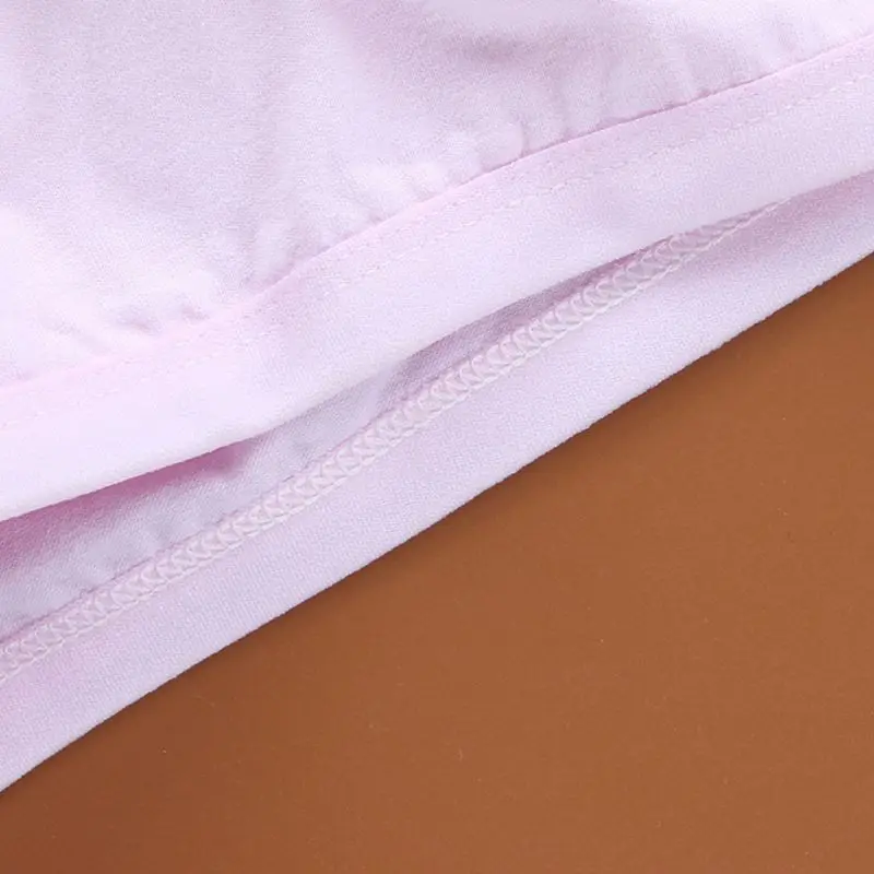 Однотонное Двухслойное нижнее белье для девочек-подростков бюстгальтер на