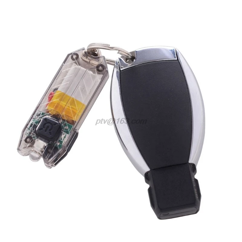 Мини LED брелок фонарик Электрический фонарь Портативный USB зарядка