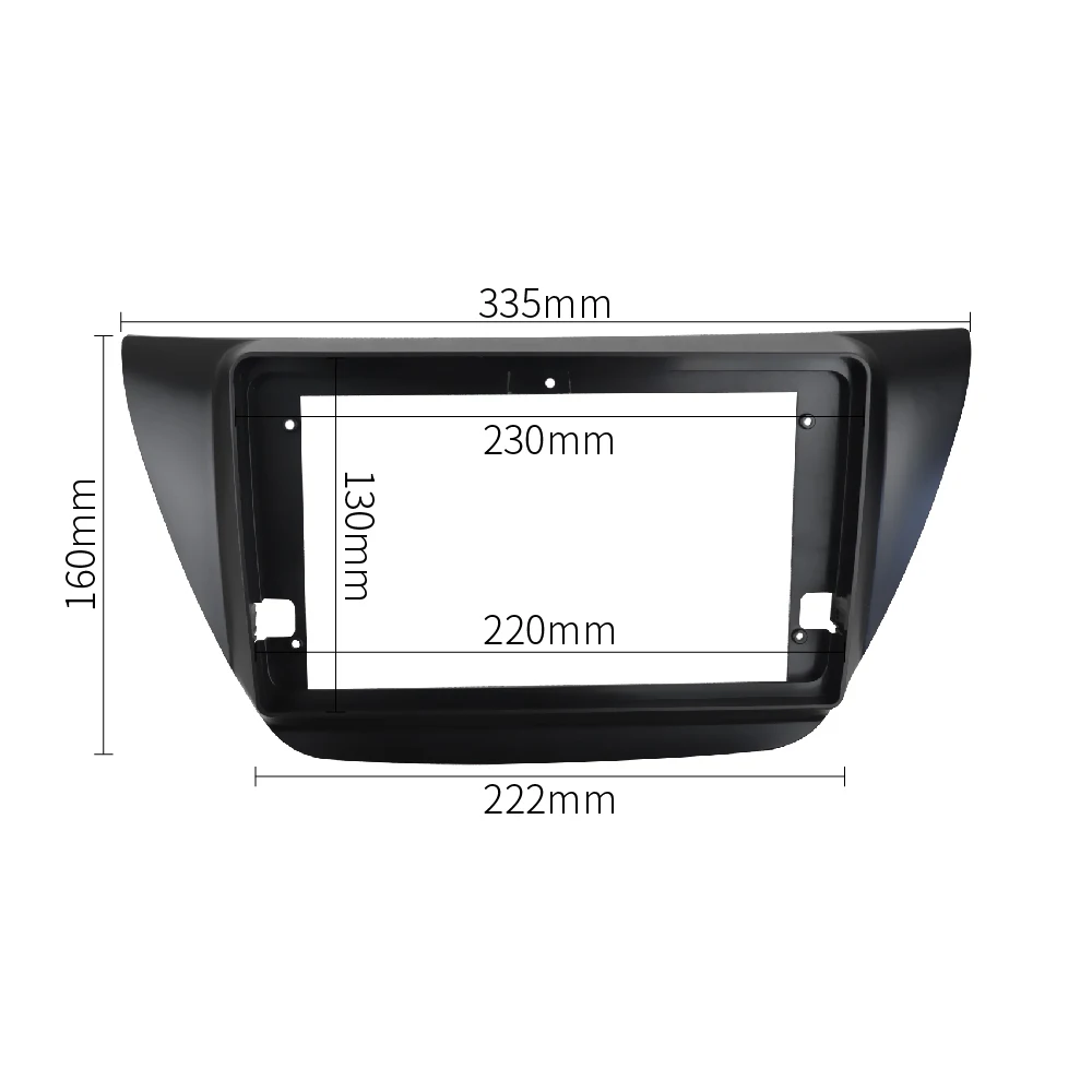 Радиоприемник Fascia 9 дюймов для MITSUBISHI LANCER IX 2006 с двойной рамой Din установочный