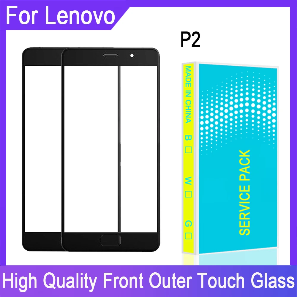 ЖК дисплей Сенсорная Панель переднее стекло для Lenovo Vibe P2 P2c72 P2a42 внешнее сенсорный