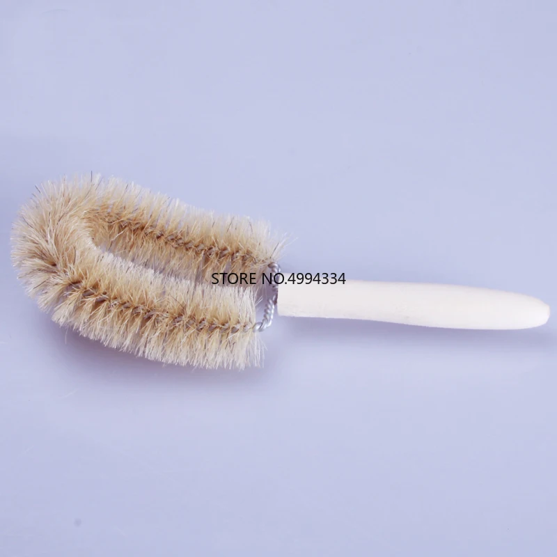 1 шт. щетка для стеклянной посуды лабораторная волос реагент бутылка бесплатная