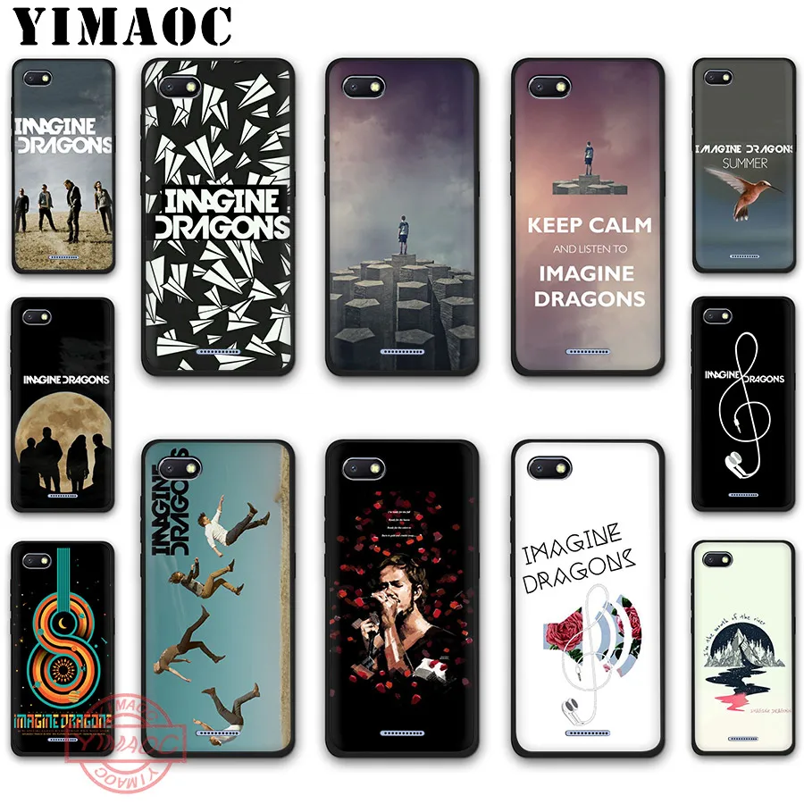 YIMAOC Imagine dragons night music Soft Silicone Case for Redmi K30 Poco X2 4A 8A Note 8T 4X 5A Prime | Мобильные телефоны и