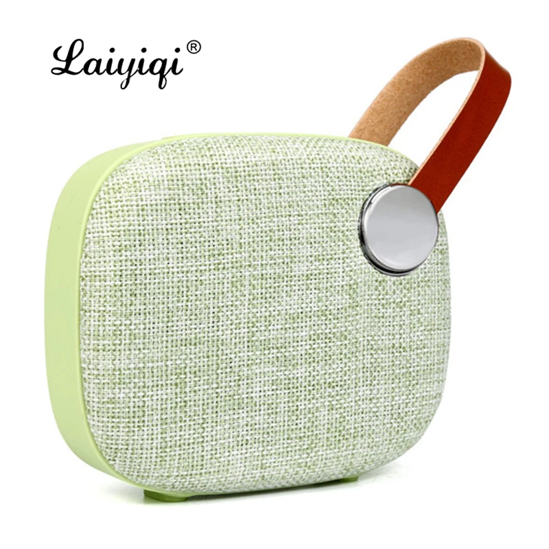 Laiyiqi Горячее предложение Новый тканевый динамик bluetooth портативный кожаный ремень
