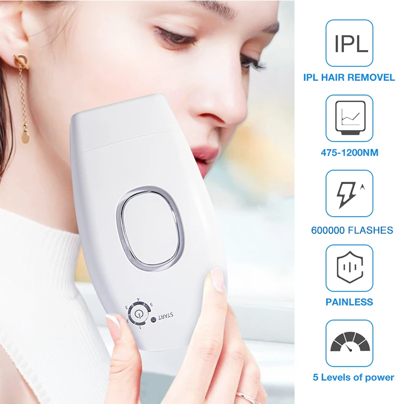 600000 флэш постоянное IPL лазерная эпиляция для удаления волос электрические deplidor фото безболезненно устройство для удаления волос депилятор лица эпилятор женский