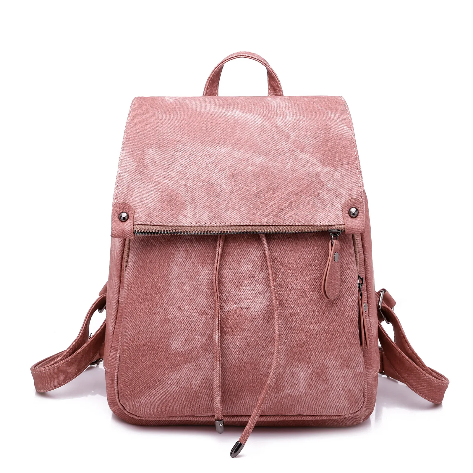 

2021 New Woman's Backpack PU Material Denim Texture High-quality Fashionable Ladies Bags