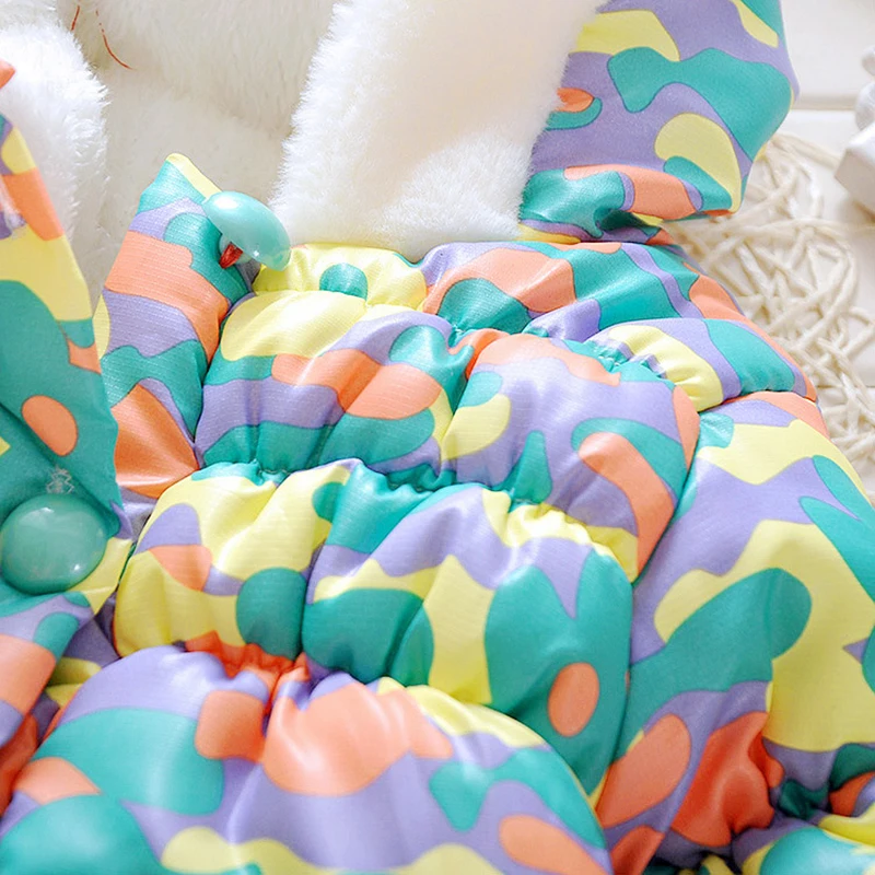 2019 новая детская одежда зимнее пальто для маленьких девочек хлопковые детские