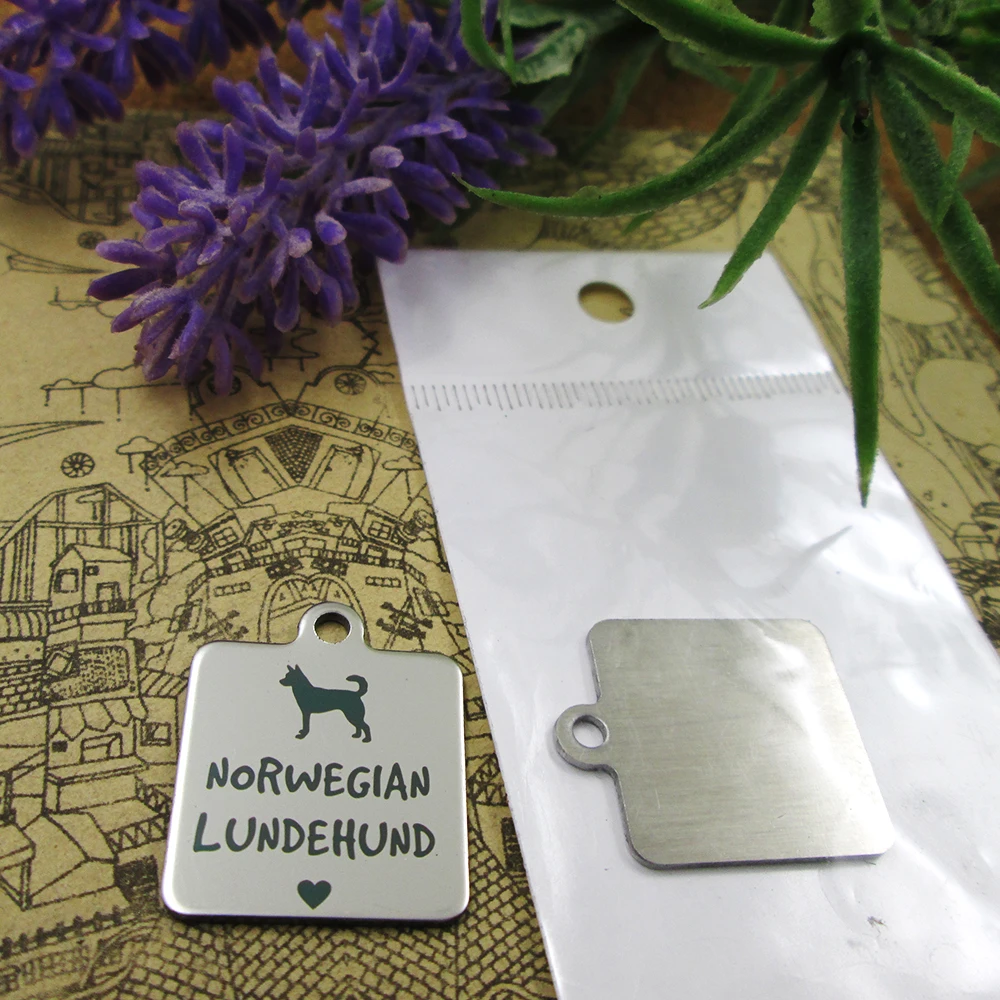 

10 шт.-подвески из нержавеющей стали «норвежский лундэхунд» для любителей собак, больше стилей на выбор, подвески «сделай сам» для ожерелья