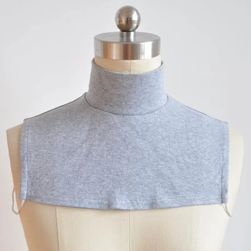 Мужской женский мужской вязаный накладной воротник удлинитель мусульманского