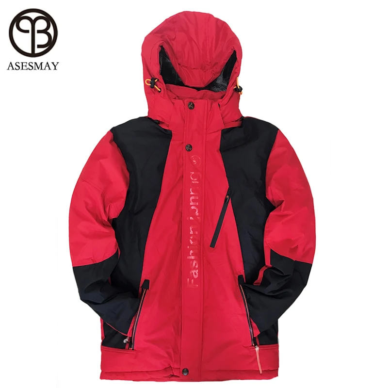 Winter coat men padded parka jacket high quality minus degree -40 thicken warm joggers outerwear tracksuit male winter | Мужская одежда