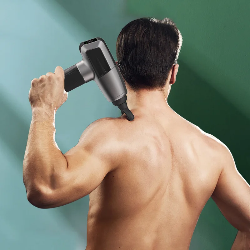 

High Frequency Massage Gun Deep Tissue Percussion Muscle Massager Fascia Gun Low Noise For Pain Relief Fitness Muscle Relaxation