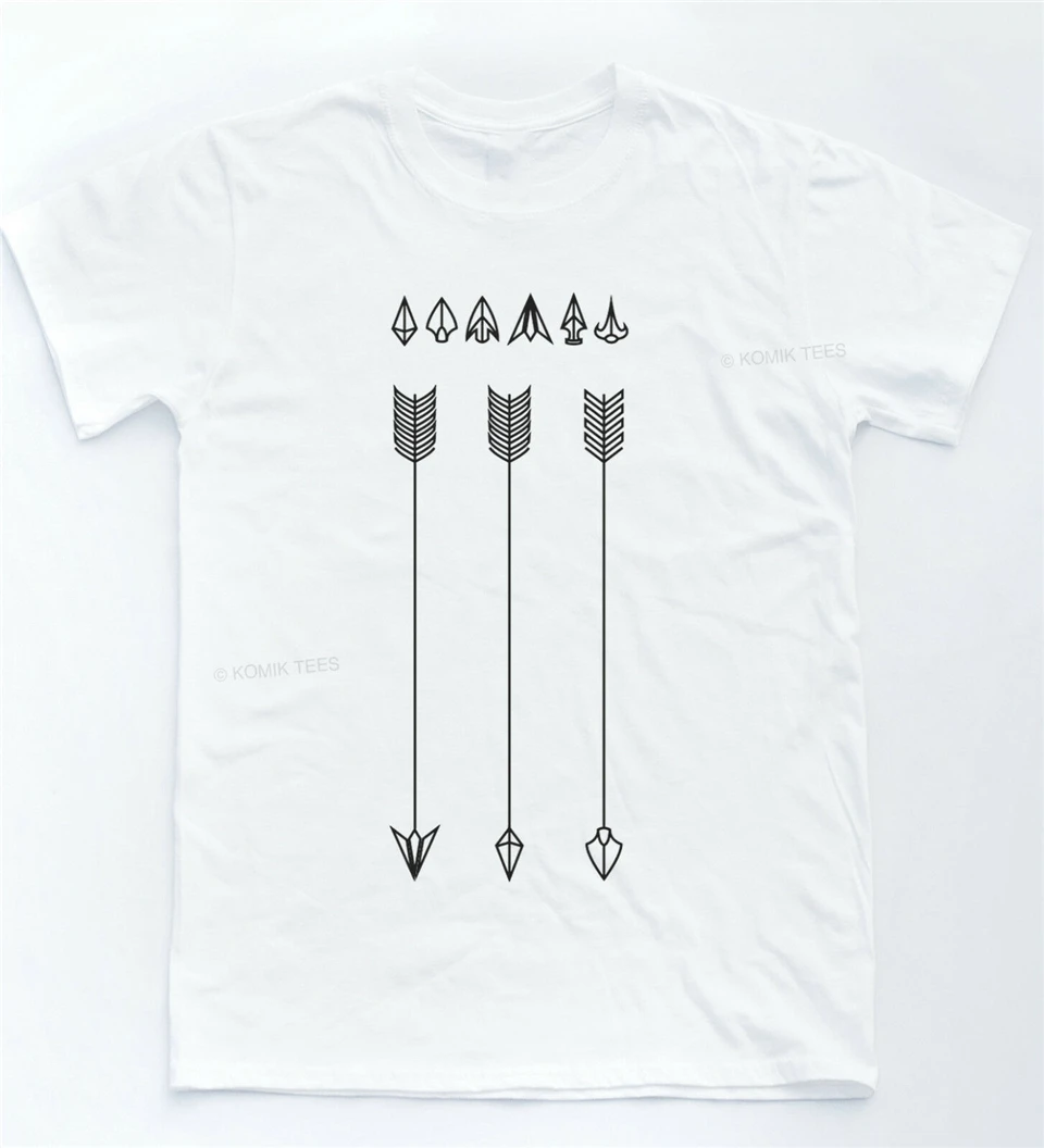 Футболка с тремя стрелами хипстер Ретро стиль древний средневековый лук