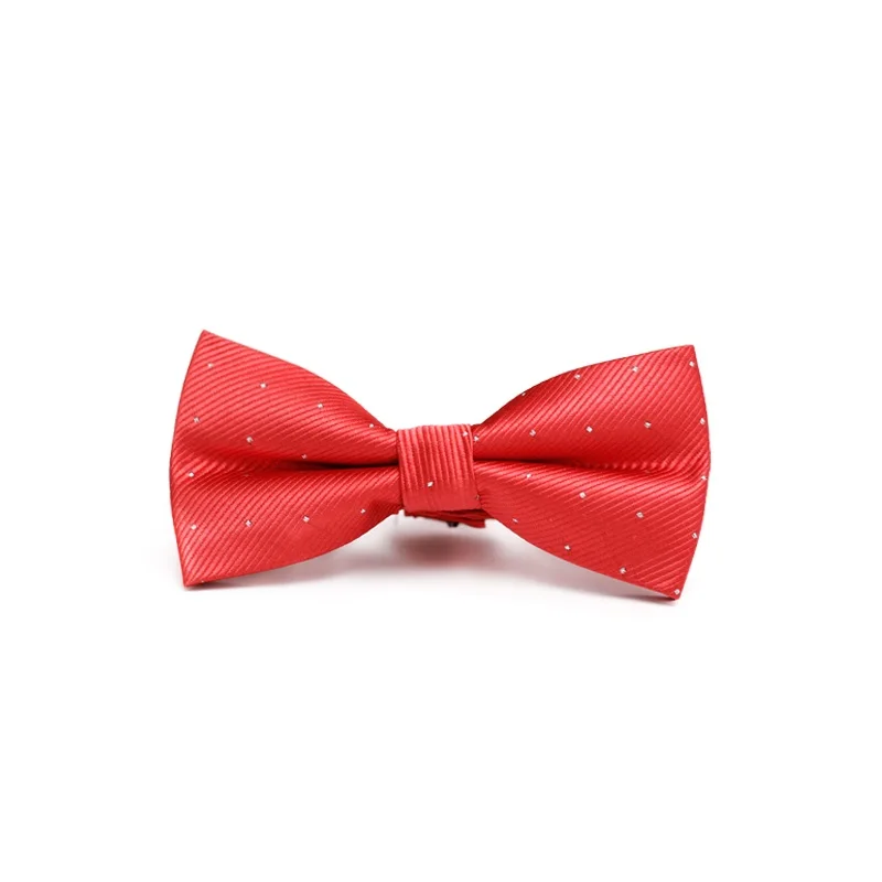 

High Quality Red Bowtie For Men Great For Party Fashion Groom Wedding Ties Anniversary Butterfly Tie With Gift Box