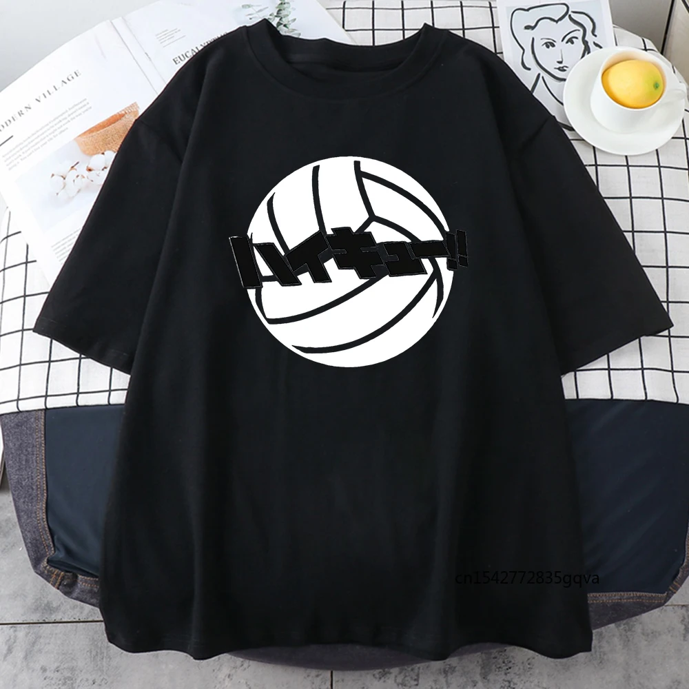 

Haikyuu Volleyball T Shirt Women Summer Short Sleeve Harajuku Tee Shirts Female Fashion New Clothes Anime Cartoon T Shirts