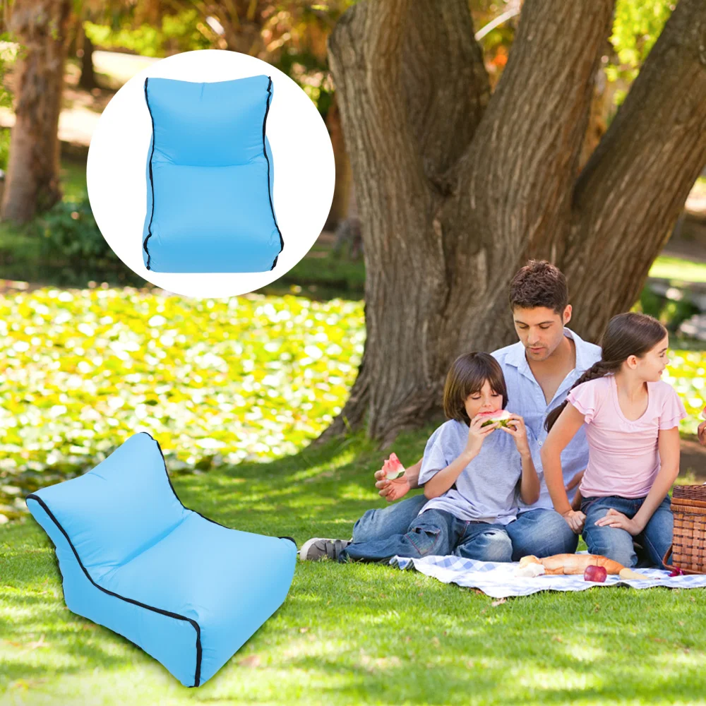 

1Pc Beach Lounger Inflatable Air Sofa Portable Lazy Sleeping Sofa for Outdoor