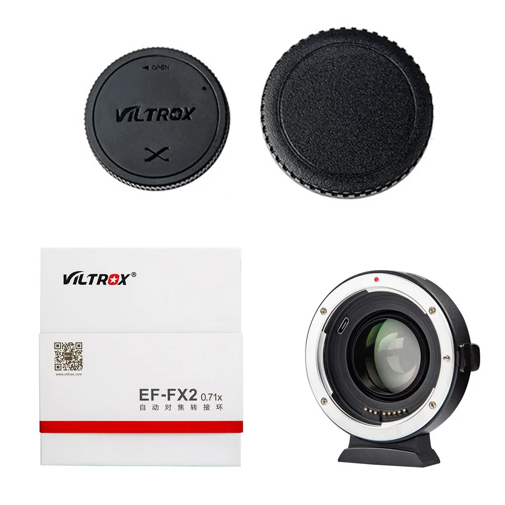 Адаптер для объектива Viltrox усилитель фокуса с функцией автофокуса 0 71x объективов