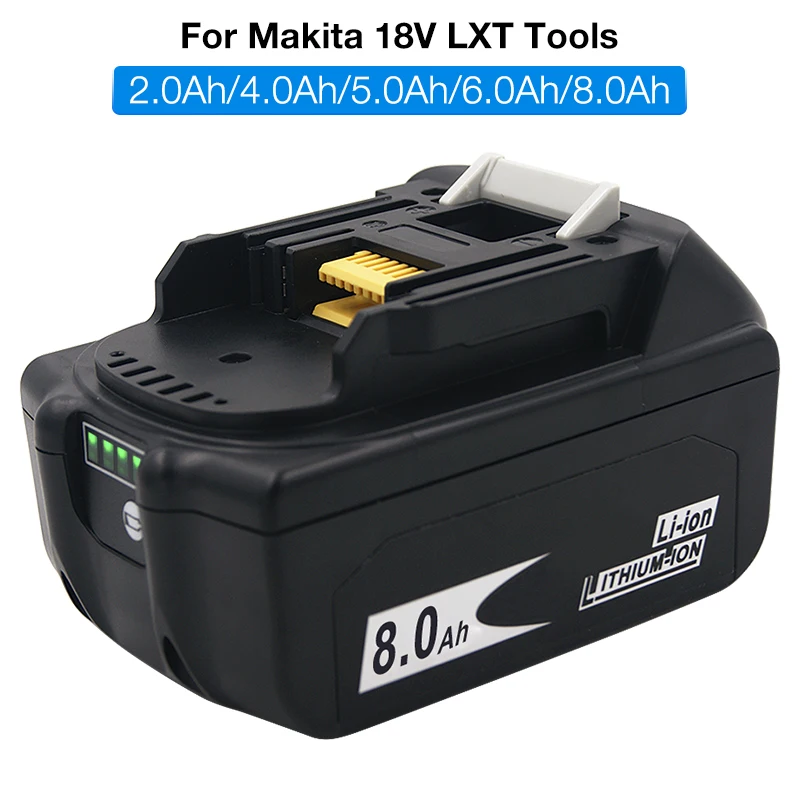 Сменный аккумулятор для Makita перезаряжаемый литий-ионный 18 в 2 Ач-8 0 ч BL1860B BL1850 BL1830