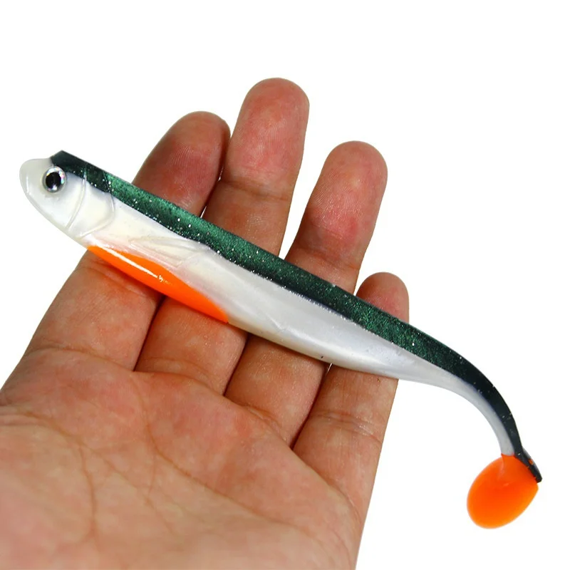 

2PCS 15.9g-15cm Silicone jigging Bait Soft Fishing Lures Artificial Worm Fish Lure Sinking Swimbait Seawater Fishing Tackle