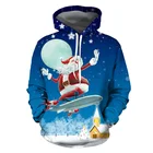 Свитер унисекс с карманами, для мужчин и женщин, Рождественский уродливый Кот, Забавный снеговик, Рождественская вечеринка, 2021