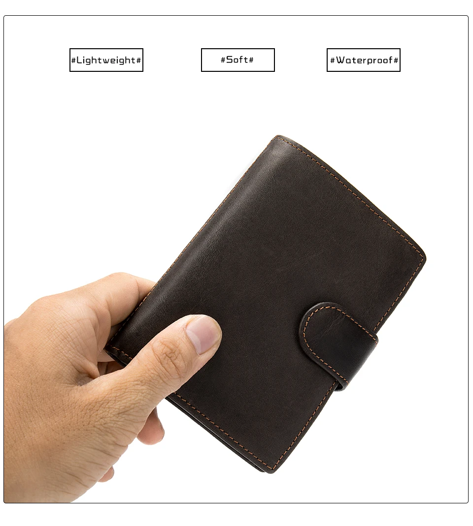 Мужской кошелек WESTAL, кожаный кошелек для мужчин, кошельки для мужчин, мужской кошелек crazy horse/клатч для держателя карты, винтажная сумка для денег 8301
