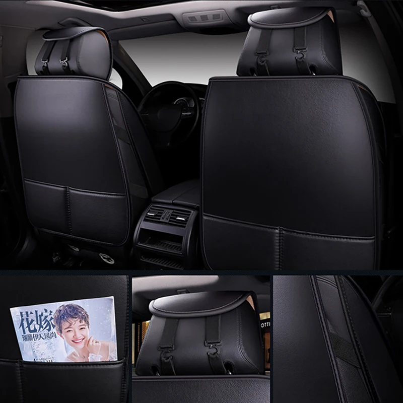 Универсальные кожаные автомобильные чехлы HeXinYan для Toyota все модели mark auris prius camry