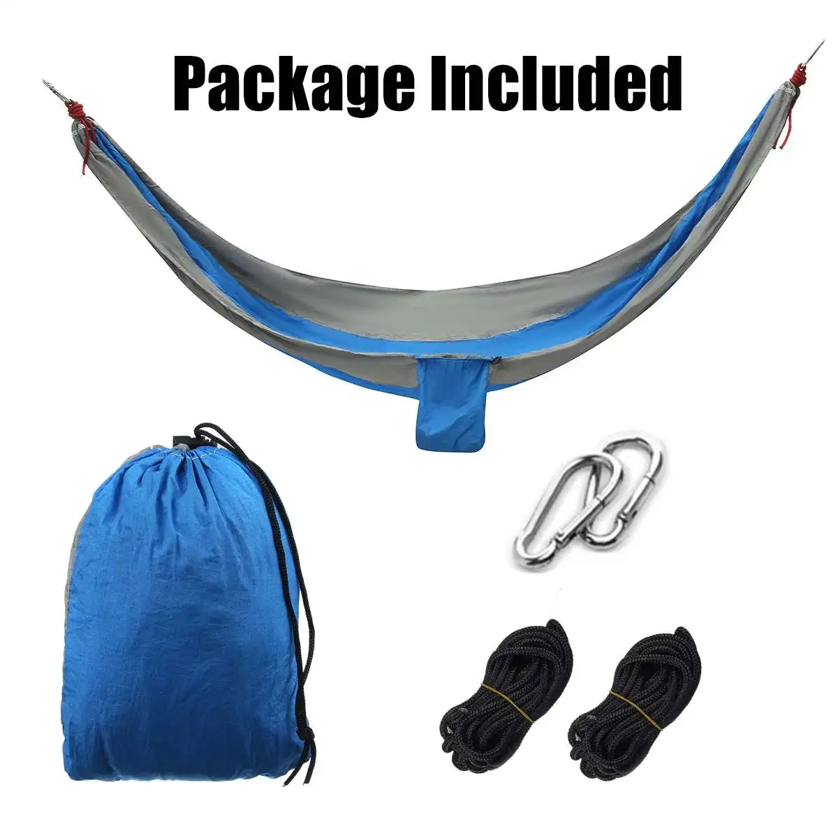 

300KG Portable Hammock Outdoor Camping Survival Hammock Garden Swing Hunting Hanging Sleeping Chair Travel Parachute Hammocks