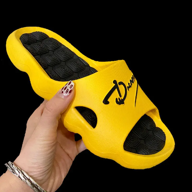 

Light deodorant massage slippers men's outdoor leisure beach couple sandals slippers creative small wave sandals slippers women