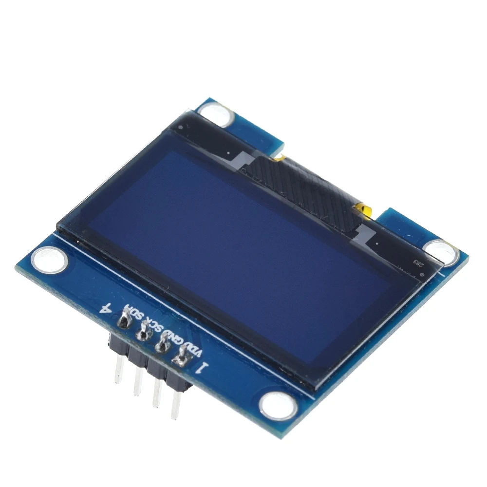

4PIN 1.3 OLED module white/blue color 128X64 1.3 inch OLED LCD LED Display Module 1.3" IIC I2C Communicate with Case for arduino