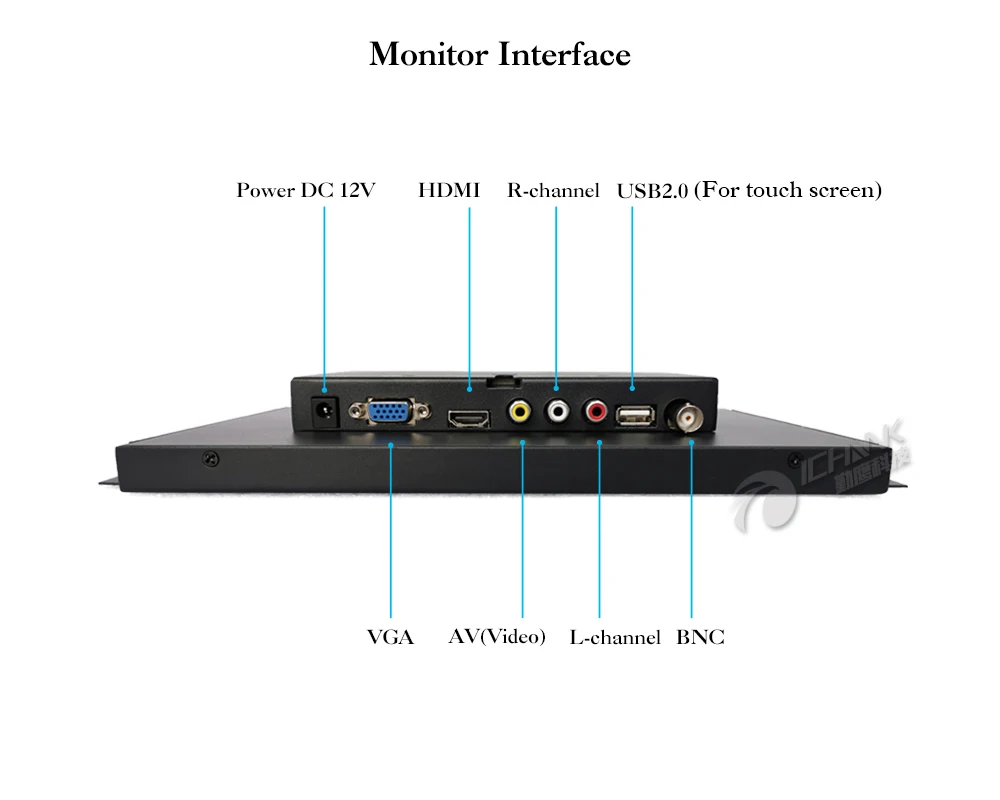 ZK101TC-56H/10,1 дюймов 1920x1200 ips полный вид HDMI металлический чехол Встроенный Открытый каркас промышленный сенсорный монитор ЖК-экран дисплей