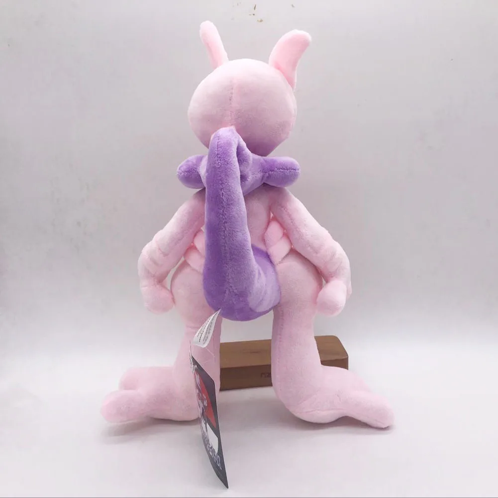 

30cm Mega Pink Mew Mewtwo plush movie toy good quality cool cute stuffed soft Halloween christmas gift kid