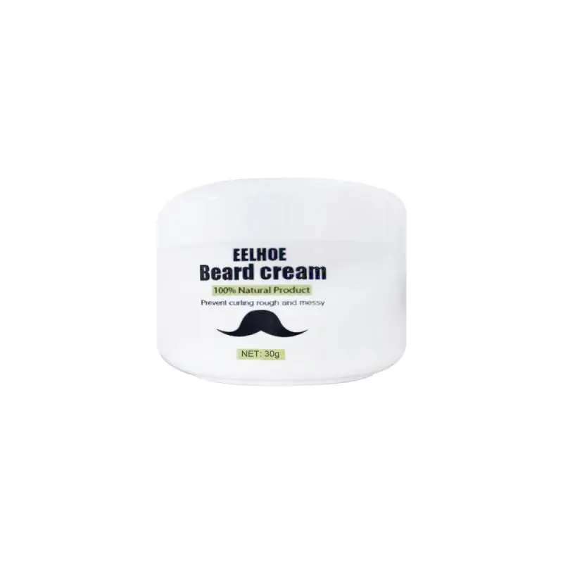 

EELHOE Beard Balm Natural Organic Moustache Wax for Styling Beeswax Moisturizing Grow Smoothing Gentlemen Beard Care Product