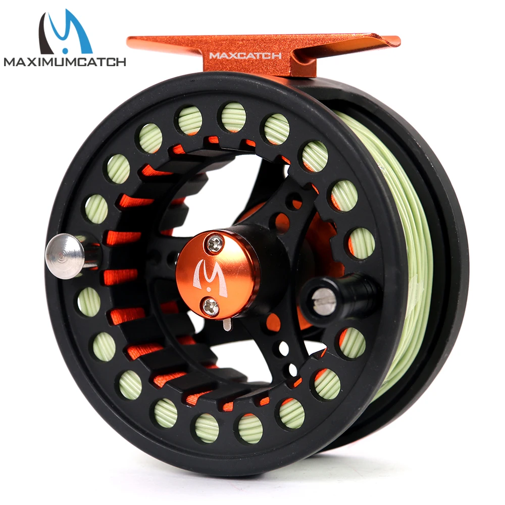 Катушка для ловли нахлыстом Maximumcatch катушка 3/4/5/6/7/8WT|line reel|reel to reel platingreel recorders |