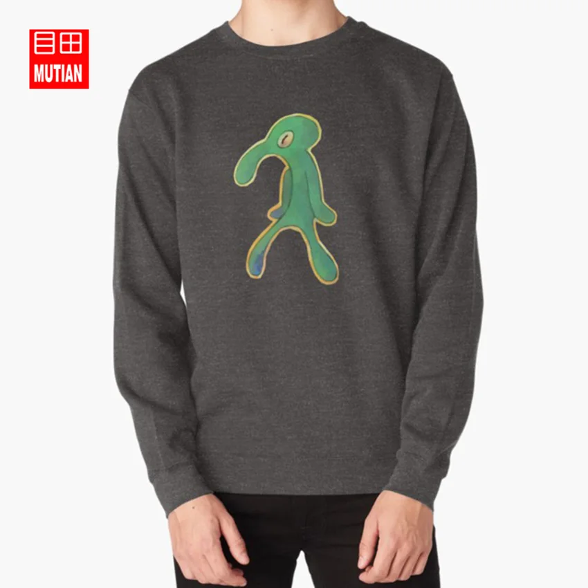 darkgrey-sweatshirt Толстовки с капюшоном с принтом High Res Bold& Brash Repaint Silhouette, свитшоты ol bold and brash bold brash silhouette, губка, Боб, Ник, Мультипликация meme - Цвет: darkgrey-sweatshirt