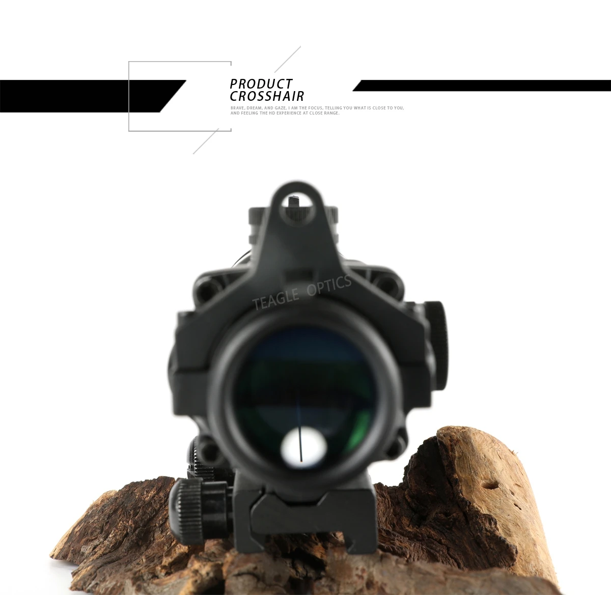Охотничий Прицел ACOG 4X32 настоящий волоконный оптика красный освещенный точечный элемент шеврон стекло сетка тактический оптический прицел