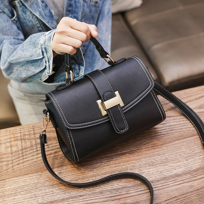

Fashion Women Handbag Crossbody Bag Female PU Leather Shoulder Messenger Bags Small Tote Bag Vintage Flap Bags Luxury Lady Purse