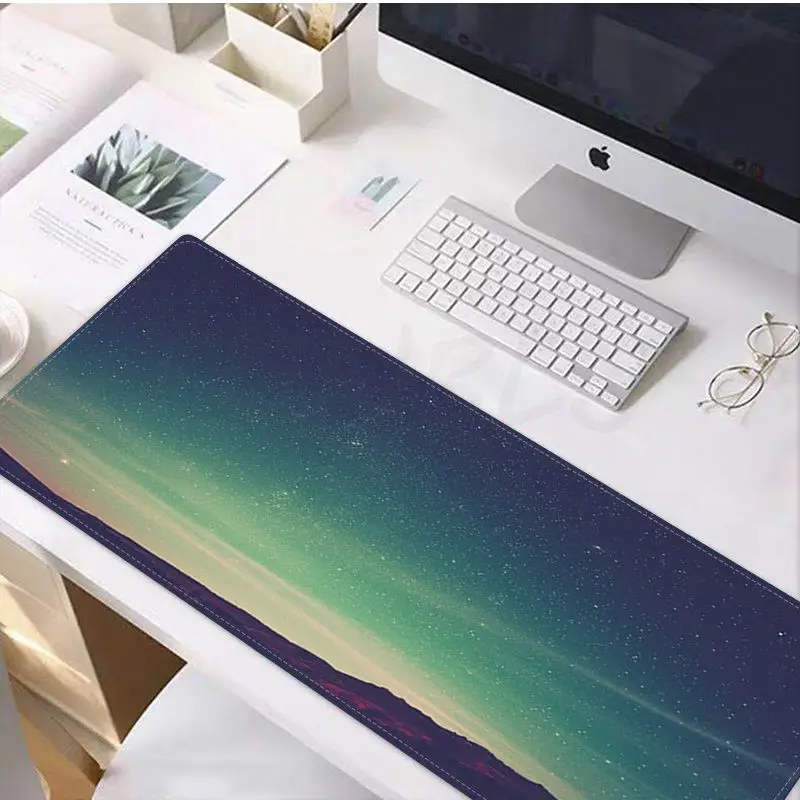 

FHNBLJ Night starry sky stars New Design Customized laptop Gaming mouse pad Size for CSGO Game Player Desktop PC Computer Laptop