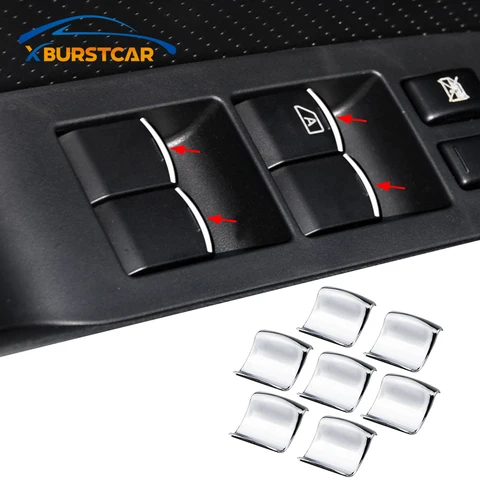 Xburstcar авто для Infiniti QX50 2015-2017 G35 G25 G37 EX25 EX35 FX35 FX50 FX37 2014 - 2019 ABS хромированные окна подъемная Кнопка отделка
