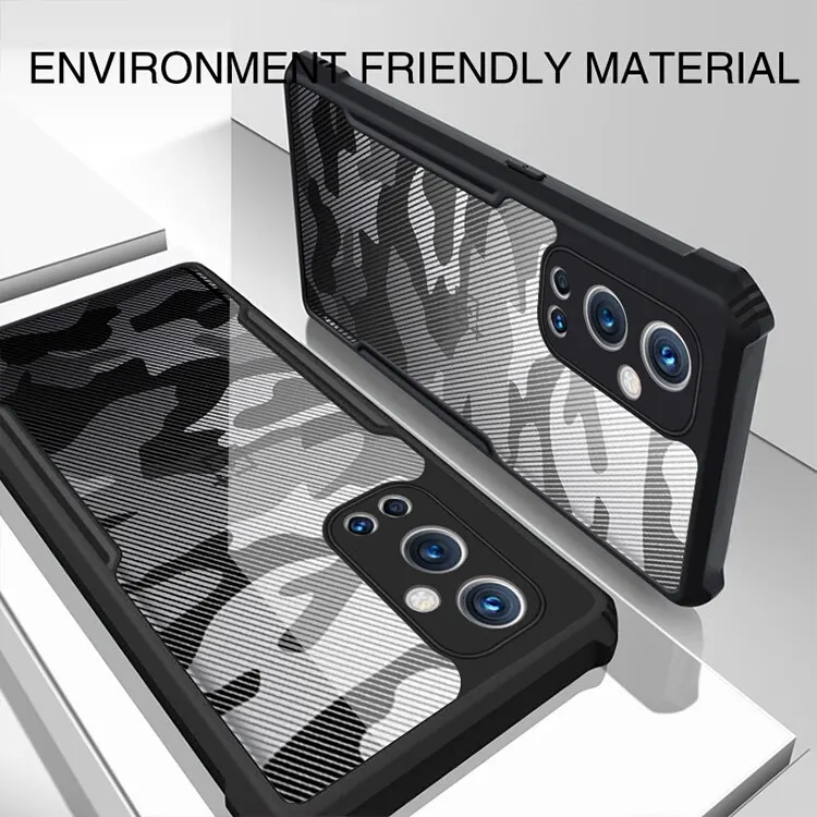 

Rzants For Oneplus 9 OnePlus 9 Pro OnePlus 9R Case Hard Camouflage Beetle Hybrid Shockproof Slim Clear Cover Double Anti Drop