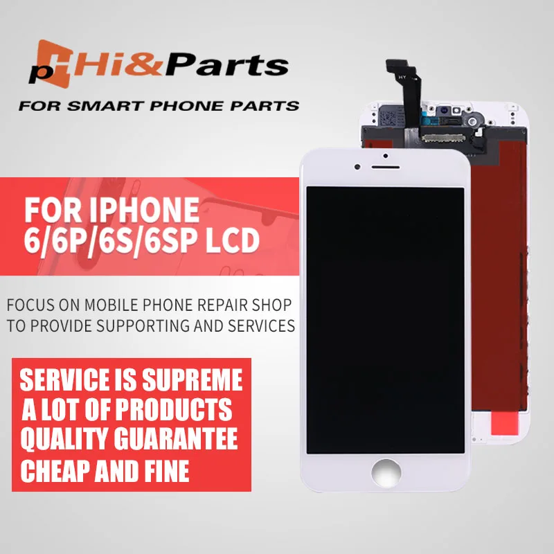 

Дисплей для iPhone 6 6S 6Plus 6S Plus, ЖК-экран с дигитайзером в сборе, качество AAA, замена дисплея Pantalla, 100%
