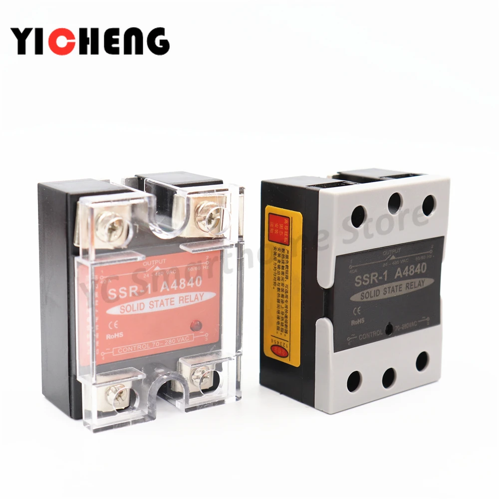 Однофазное твердотельные реле постоянного тока прозрачная оболочка напряжения