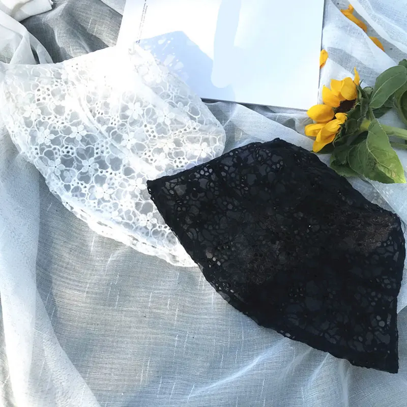 Кружевная ажурная Кепка с цветочной вышивкой рыбацкая шляпа летняя дышащая