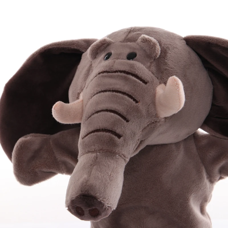 1 шт. 25 см марионетка слон Животное плюшевые игрушки детские развивающие