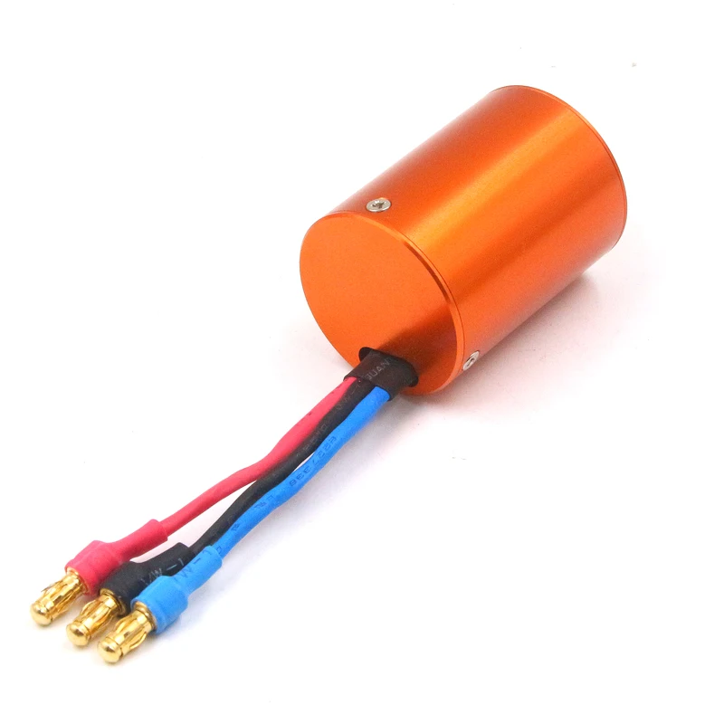 Бесщеточный 4 полюсный Бессенсорный двигатель FATJAY 2838 2800KV 3800KV для